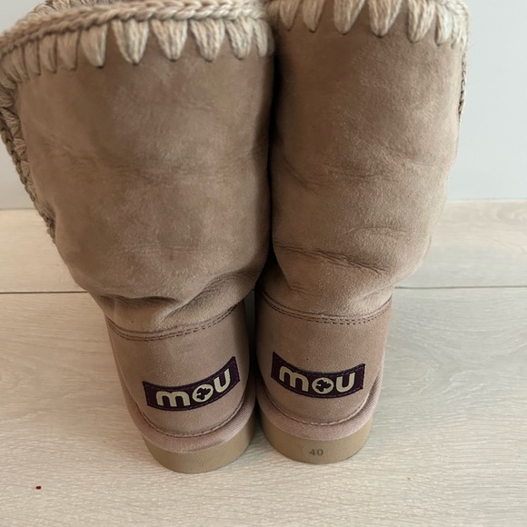 Mou Eskino 24 Sheepskin Suede Boots - Picture 7 of 9